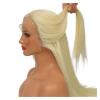 Pre-Plucked Synthetic Glueless 360 Lace Frontal Wig, Straight, 18–28 in view 1