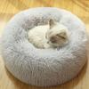 Calming Donut Dog Bed, Anti-Anxiety Plush Bed for Small Dogs, 81 cm Diameter view 2