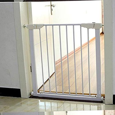 MERTNK Pet Playpen Baby Safety Gate, Extra-Wide Expandable Walk-Through Pet Gate, Freestanding Safety Barrier, Stair Gate, 86–95 cm