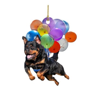 GNGR Dog Pendant Boston Bow Tie with Bubbles