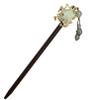 CAOMEI Elegant Wooden Hair Stick with Tassel, Retro Chinese-Style Hairpin for Women with Long Hair view 1
