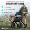 Helavo Outdoor Rollator Walker with Air-Filled Tires - Foldable view 2