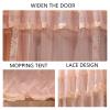DUXY Mosquito Net for Double Beds, Square Canopy with Stainless Steel Frame, 3 Openings, 180 × 200 cm view 2
