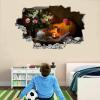 3D Wall-Hole Sticker with Guitar and Decorative Vase, Removable Vinyl, 83 x 55 cm view 2