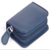 OMEO Blue Cowhide Leather Case for 16 Homeopathic Globule Vials view 1