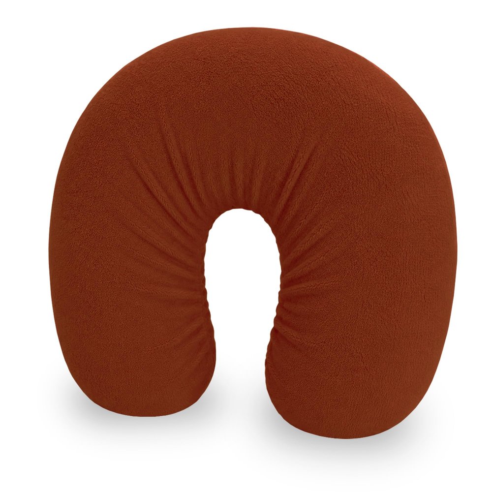 ZEN Red Terry Fitted Cover for Massage Table Headrests