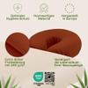 ZEN Red Terry Fitted Cover for Massage Table Headrests view 2