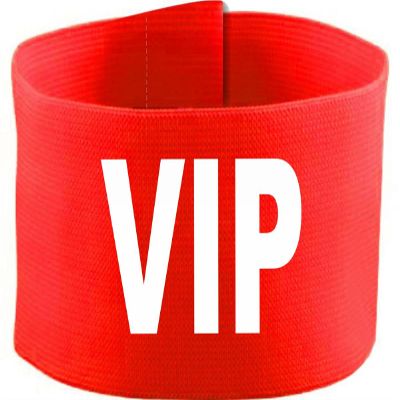 5 cm VIP-Printed Velcro Armband, Red, Size 3XL (35–45 cm)