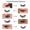 Glowing Win False Eyelashes, Natural Fake Lashes, 20 Pairs view 3