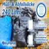 Trash Bags, 100 Count, 240 Liters, Garden Waste view 3