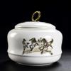 Hand-Painted Ceramic Cat/Dog Coffin Cremation Urn view 3