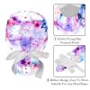 2-Pack Women's Work Caps for Long Hair with Buttons and Ties, Adjustable Cotton Sweatband, Ponytail Pocket, Butterfly/Animal Prints, One Size view 4