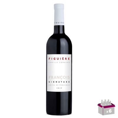 6-Bottle Lot Figuière François Rouge 2019 AOC Côtes de Provence 13% – 6 x 75 cl