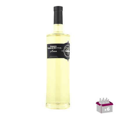 Case of 6 Terre de Mistral Blanc Anna 2021 AOP Côtes de Provence Sainte-Victoire 6 x 750 mL