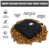 COOWONE Dog Treat Bag with Magnetic Closure (Black) view 4