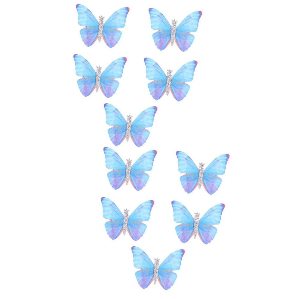 Lurrose 10-Piece Butterfly Hair Clips, Duckbill and Claw Clips for Women and Teen Girls