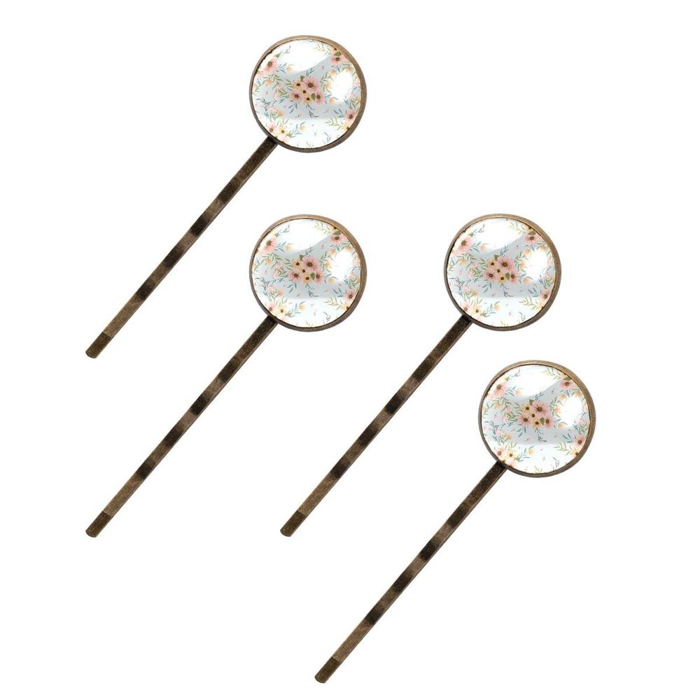 Trendy Floral Hairpins for Women and Girls