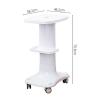 Salon SPA Trolley Stand, Beauty Salon Rolling Cart with 4 Universal Wheels view 3