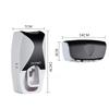 Ecoodisk No-Drill Automatic Toothpaste Dispenser and Toothbrush Holder view 3