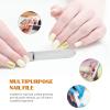 Stainless Steel Nail Files for Manicure and Travel, Silver view 2