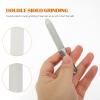 Stainless Steel Nail Files for Manicure and Travel, Silver view 4