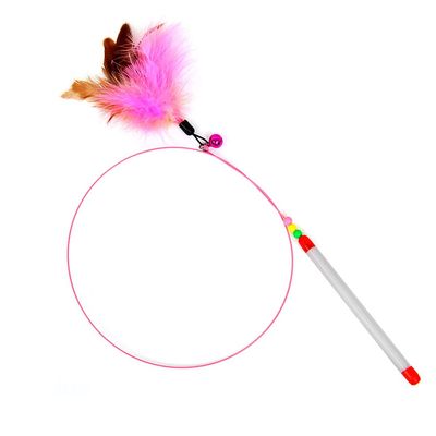 Bell Interactive Teaser Cat Toy with Rod