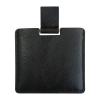 Stainless Steel Unbreakable Pocket Travel Mirror with PU Cover, Black view 3