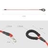 Dog Leash 1.5 m with Padded Grip and Reflective Threads, Red view 3
