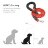 Dog Leash 1.5 m with Padded Grip and Reflective Threads, Red view 4