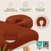 Zen Fitted Cover for Massage Tables & Headrests, Soft Terry, Terracotta view 2
