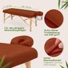 Zen Fitted Cover for Massage Tables & Headrests, Soft Terry, Terracotta view 3