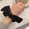 UNNS Bow Knot Solid-Color Silk Hairband, High-Elastic Hair Tie (Color: A) view 3