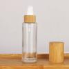 COSIDEA 6-Pack 60 ml Empty Glass Bottles with Bamboo Lotion Pumps view 3