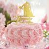 “Happy Ever After” Personalized Wedding Cake Topper view 3