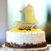 “Happy Ever After” Personalized Wedding Cake Topper view 4