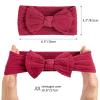 DRESHOW 5-Pack Baby Nylon Headbands with Bows view 2