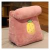 Cute Cartoon Triangle Pillow for Student Dorms, Washable Fashion Bedroom Pillow, Neck Guard Cushion for Chair, 346 (Color: Kiwi) view 2