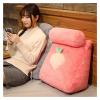 Cute Cartoon Triangle Pillow for Student Dorms, Washable Fashion Bedroom Pillow, Neck Guard Cushion for Chair, 346 (Color: Kiwi) view 4