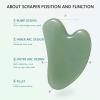COMIOR Natural Jade Gua Sha Facial Massage Tool view 4