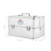 Family First-Aid Box, Portable Lockable Medicine Storage Case view 2