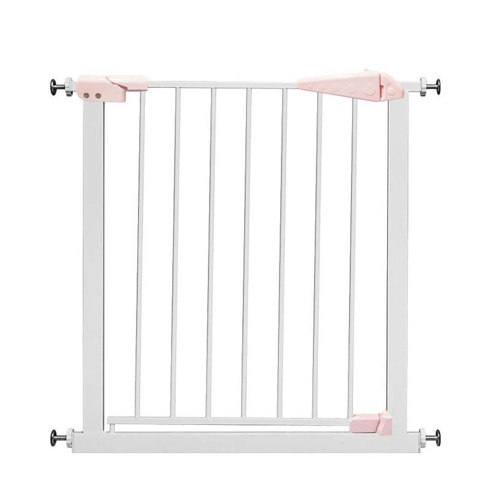 MERTNK Metal Safety Gate for Babies and Pets, Pink, 113–119 cm