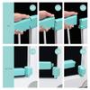 MERTNK Pet Safety Gate, Extendable Metal Gate, White, 78 cm High, 195–202 cm view 3