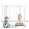 MERTNK Pet Safety Gate, Retractable, Pressure-Mounted, Self-Closing, 76 cm High, 82–89 cm Wide view 1