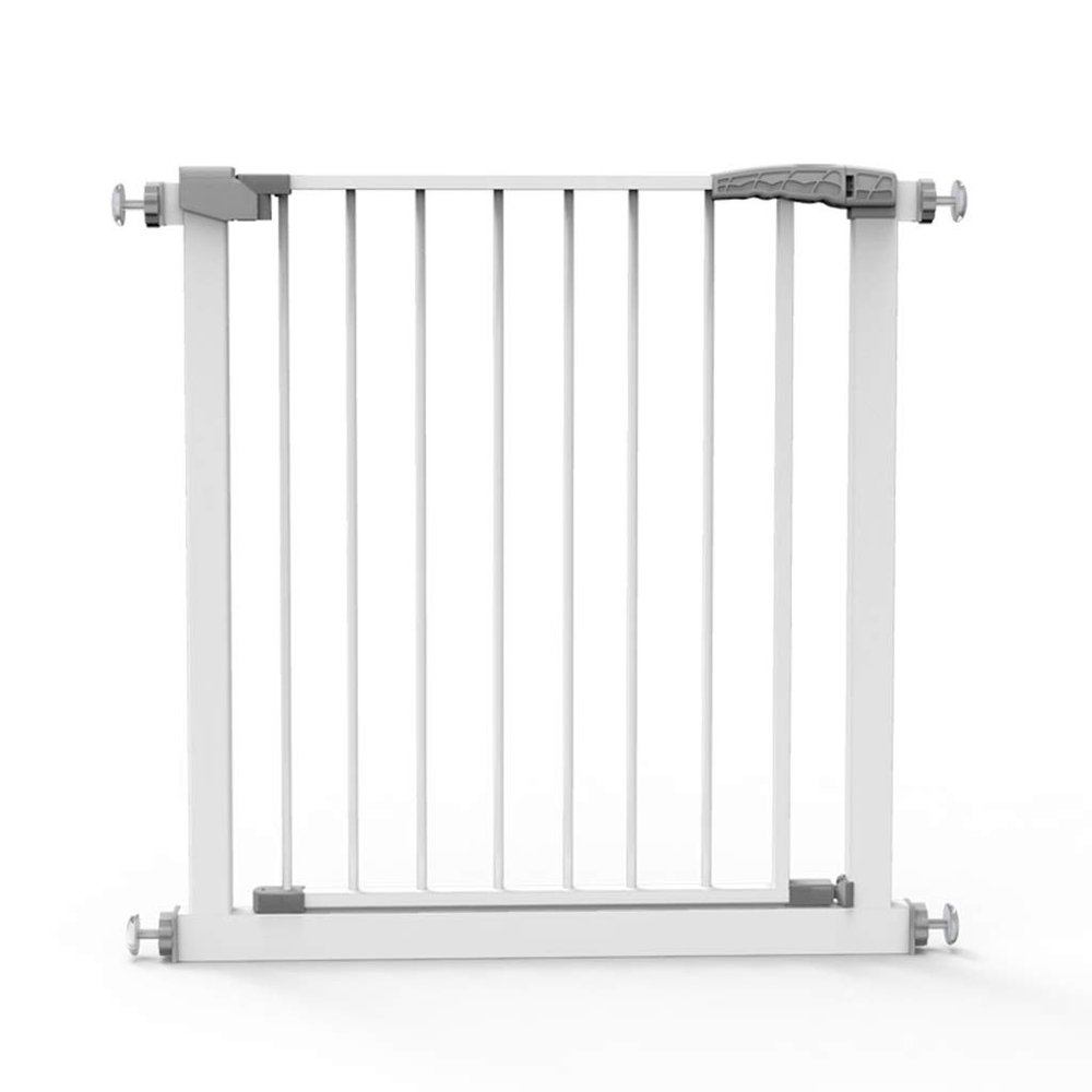 MERTNK Safety Gate for Children and Pets, Pressure-Mounted, Auto-Closing, 76 cm High, 92–99 cm Wide