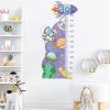 Boy's Growth Chart Wall Sticker, 180 cm, Astronaut Spaceship & Rocket, Starry Sky view 1