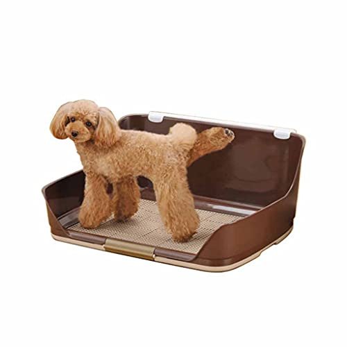 Extra-Large Dog Potty Tray with Fence and Splash Guard