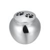 SHEIL 50 x 54 mm Pet Paw Print Ash Urn for Dogs and Cats, 316L Stainless Steel Mini Keepsake Urn view 1