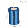 SHEIL Free Engrave 316L Stainless Steel Cylinder Ash Urn view 2