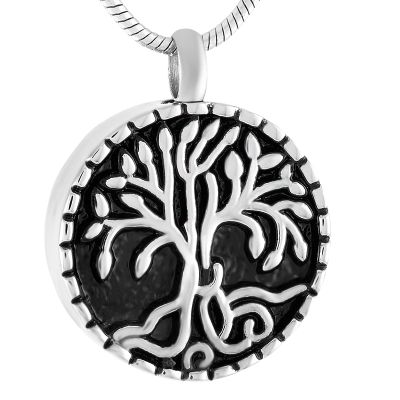SUPPL Tree of Life Stainless Steel Memorial Urn Jewelry