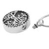 SUPPL Tree of Life Stainless Steel Memorial Urn Jewelry view 2